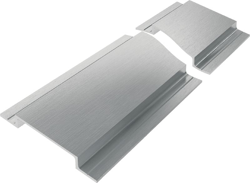 MFT-PHC Rail Aluminum edge horizontal profile for assembling facade panels